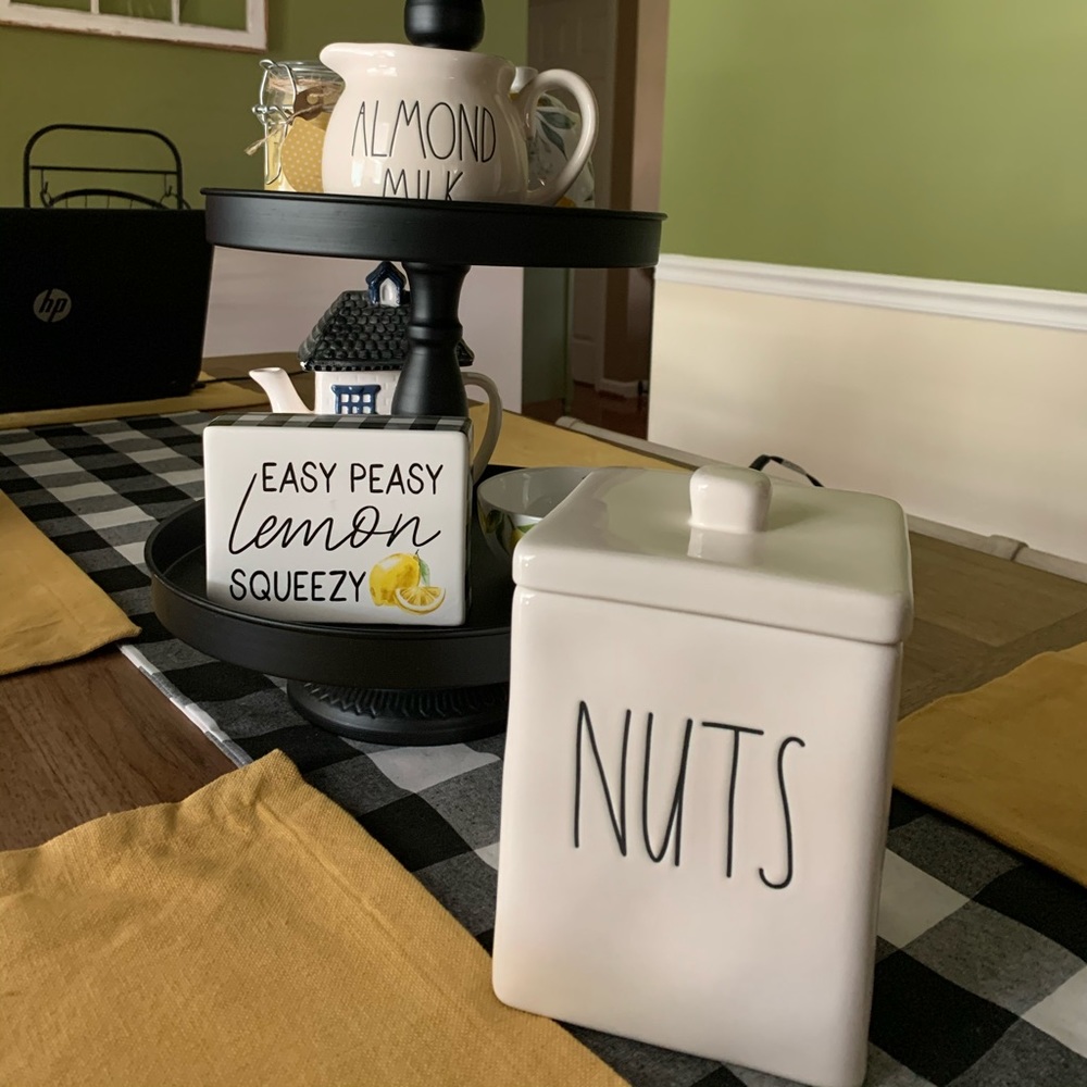 Rae Dunn Nuts Canister